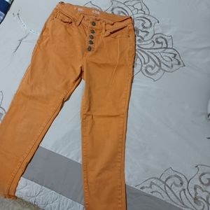 Skinny colored jeans